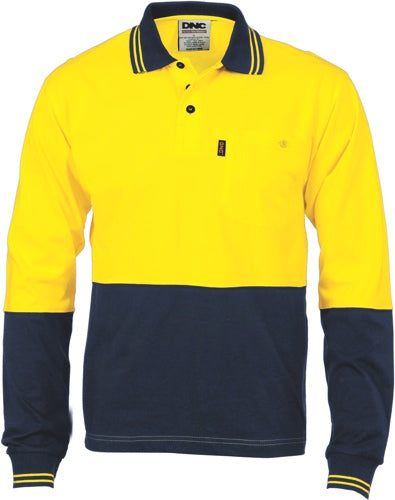 Hi Vis Cool-breeze Cotton Jersey Polo Shirt
