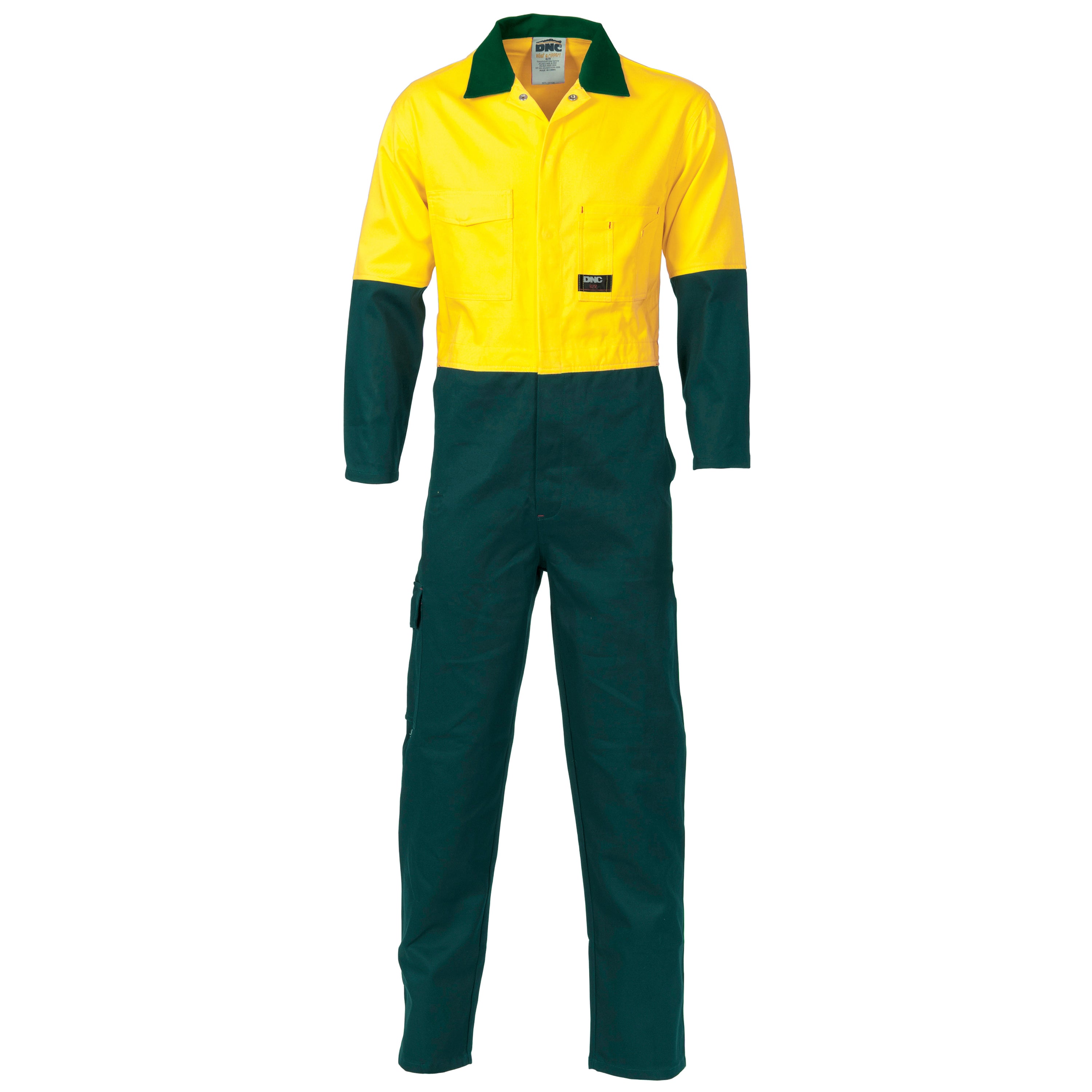 Hi Vis Two Tone Cott On Coverall