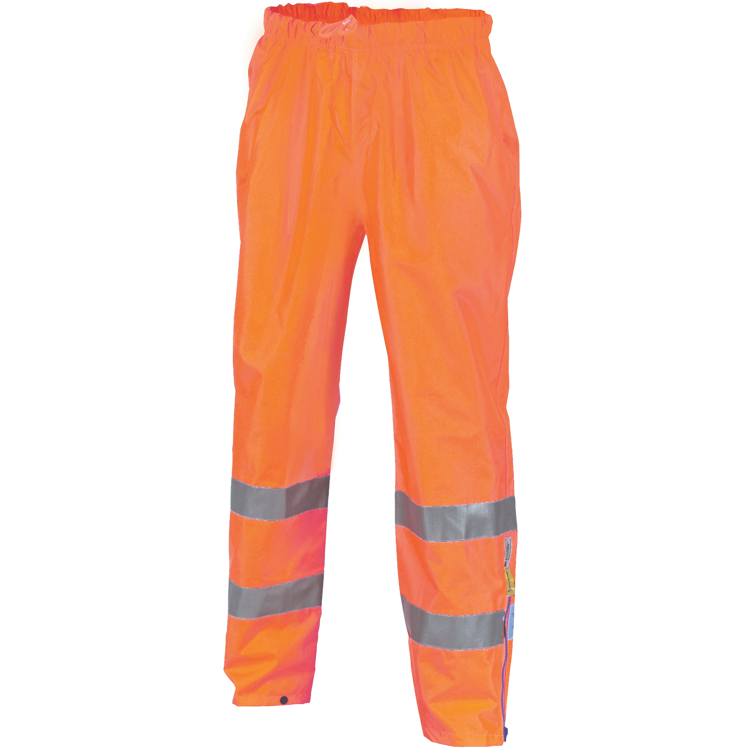 DNC Hi Vis Breathable Rain Trousers With R/Tape
