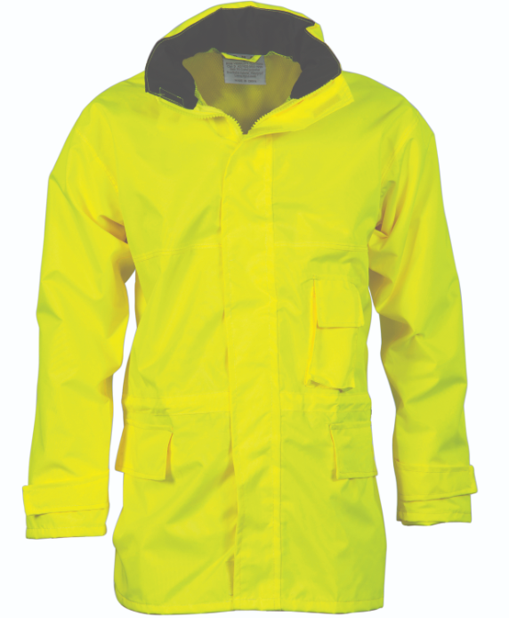 DNC Hi Vis Breathable Rain Jacket