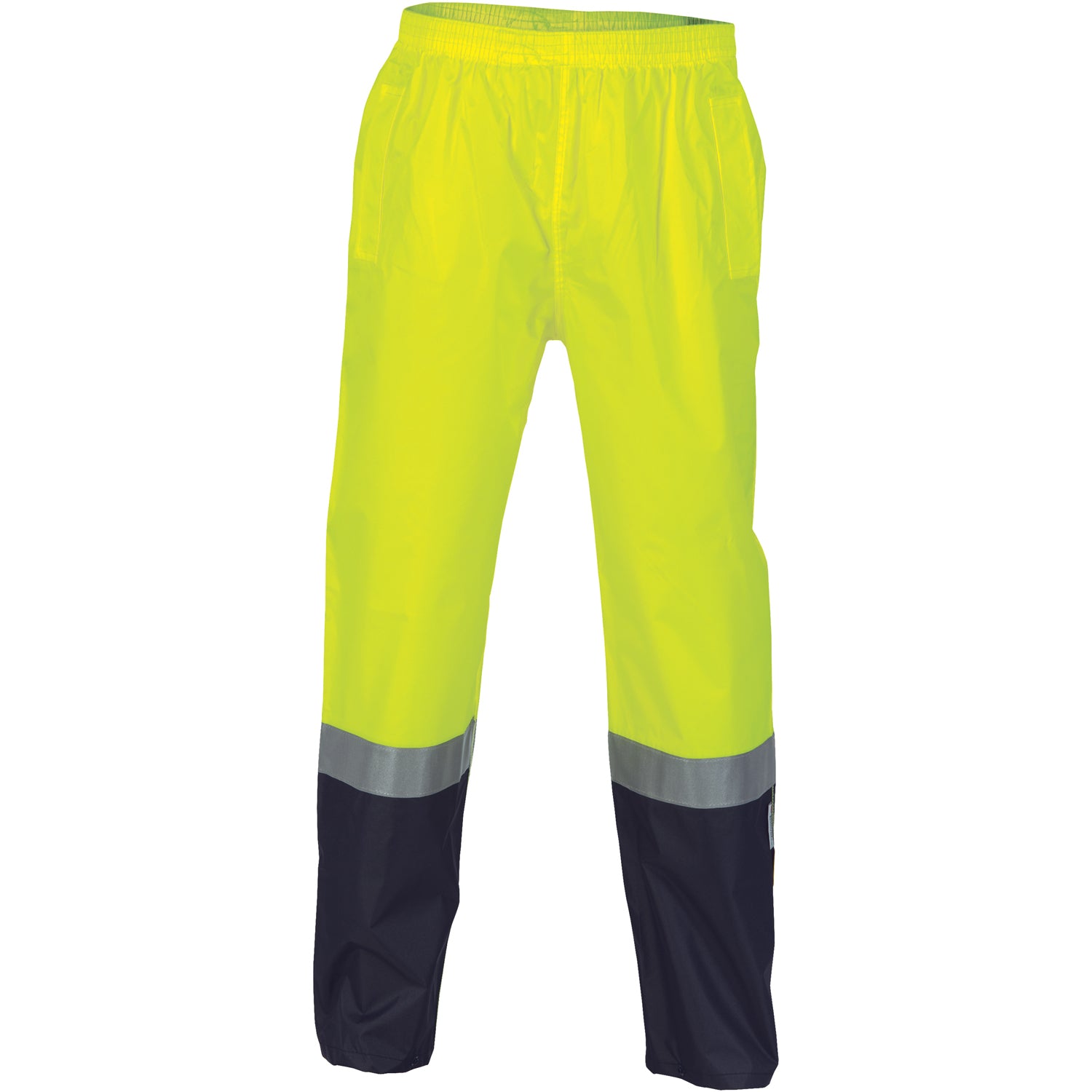 Hi Vis Two Tone Light Weight Rain Pants With Csr R/Tape
