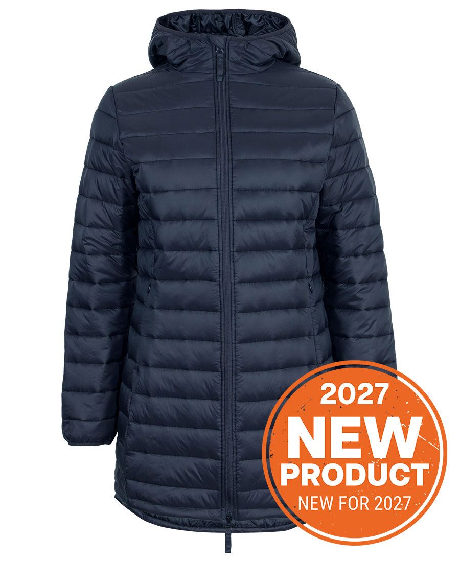 JB's Ladies Puffer Coat Black 3APC1
