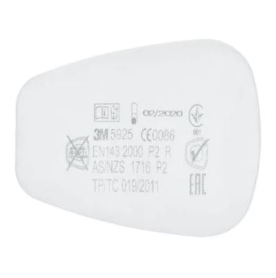 3M Filters For Dust 5925, 10 Packs/Carton