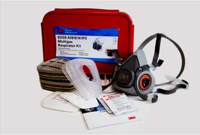 3M Multi-Gas Respirator Kit 6259, A1B1E1K1P2, Medium