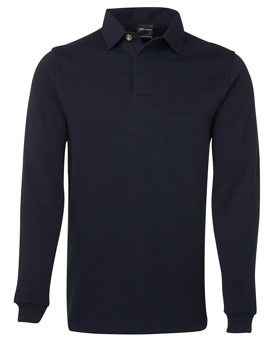 2 Tone Rugby L/S Polo