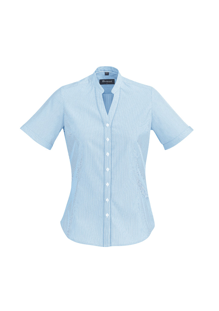 Women's Bordeaux Short Sleeve Shirt
