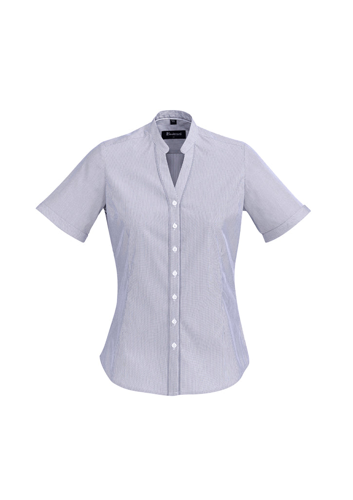 Women's Bordeaux Short Sleeve Shirt