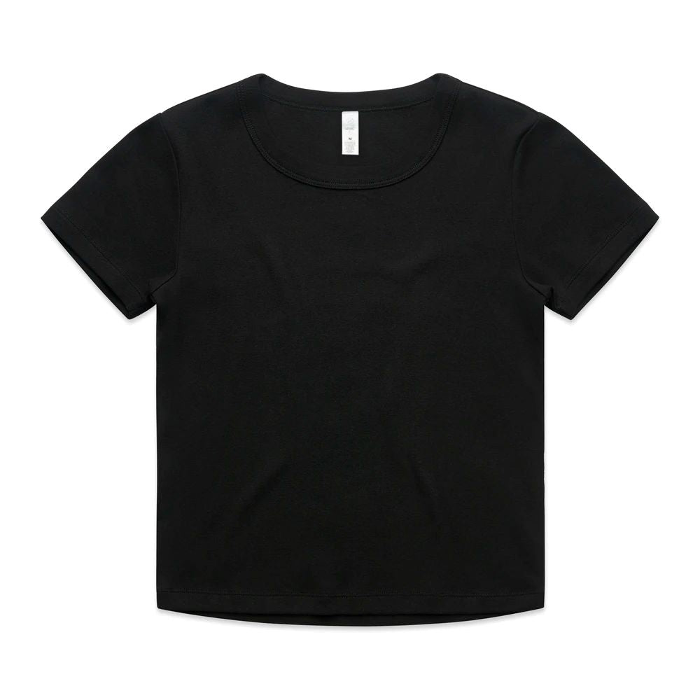 Wo's Organic Rib Baby Tee 4074