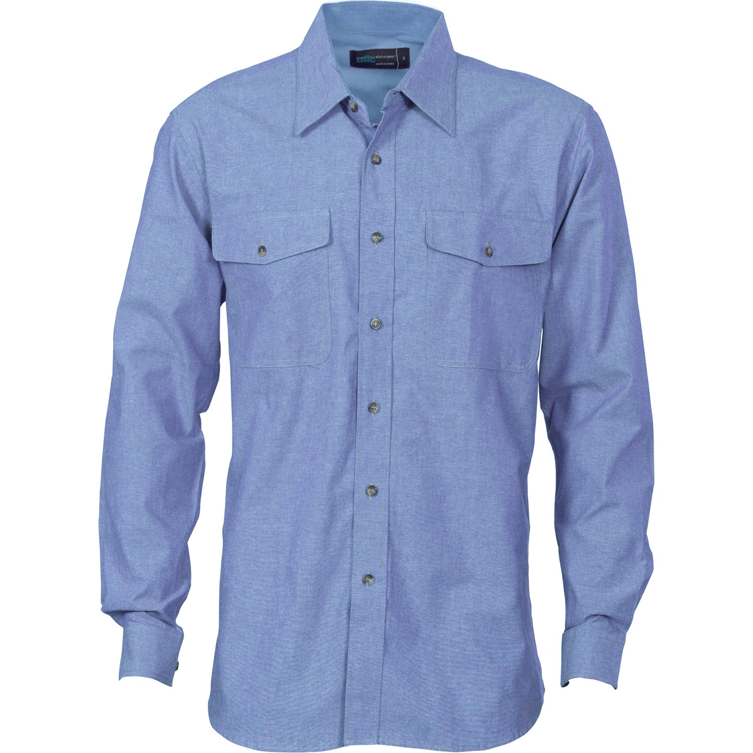 DNC Twin Flap Pocket Cotton Chambray - Long Sleeve