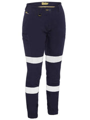 Women's Taped Cotton Cargo Cuffed Pants