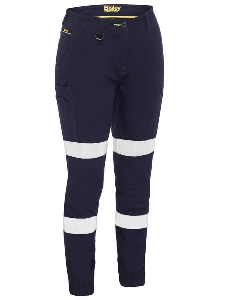 Women's Taped Cotton Cargo Cuffed Pants