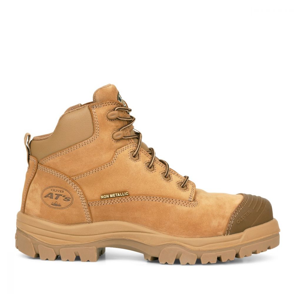 Oliver 130mm Stone Zip Sided Hiker Boot