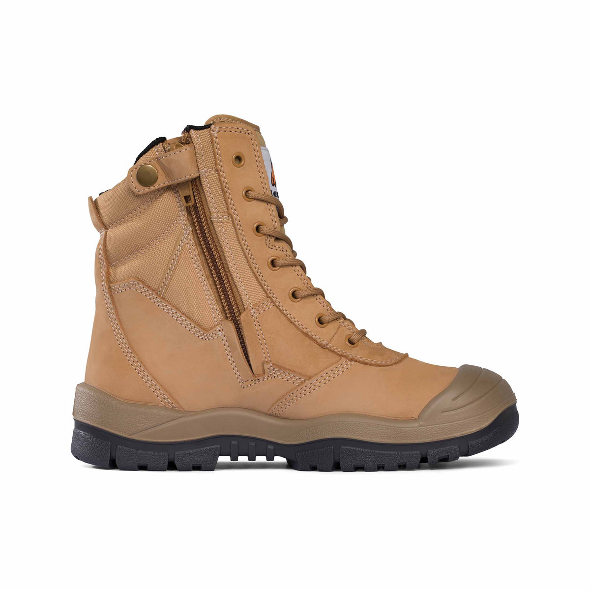 Mongrel Wheat ZipSider Boot w/ Scuff Cap 451050