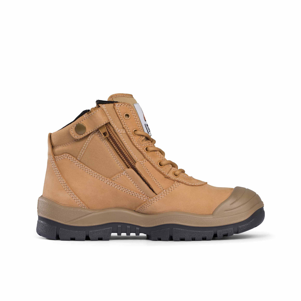 Mongrel Wheat ZipSider Boot w/ Scuff Cap 461050