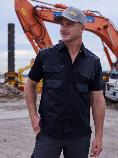 Bisley Flex & Move Mechanical Stretch Shirt S/S BS1133