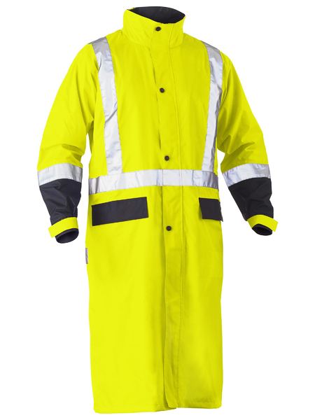 Taped Hi Vis Long Rain Coat BJ6961T