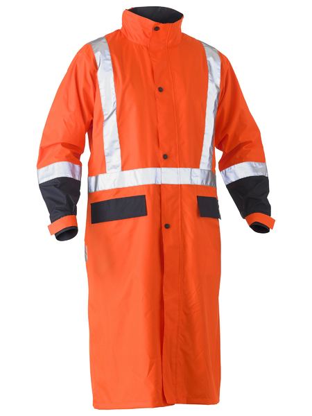 Taped Hi Vis Long Rain Coat BJ6961T