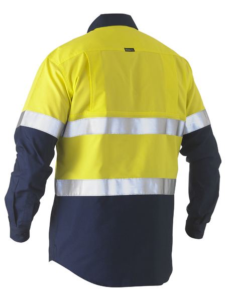 Recycle Taped Two Tone Hi Vis Drill Shirt BS6996T