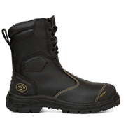 Oliver 200mm Hi-leg Black Zip Sided Boot