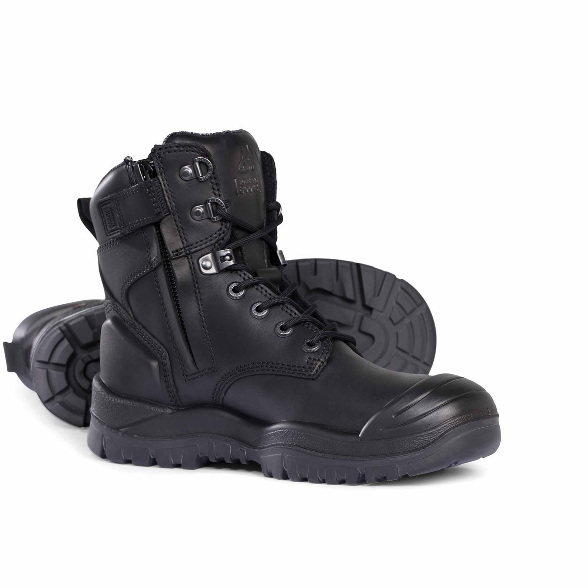 Black High Ankle Zipsider Boot 561020