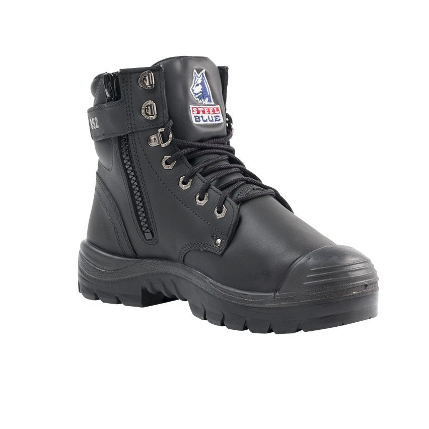 Boots Safety Argyle Metatarsal C/W Nitrole Sole & Bump Cap - Black