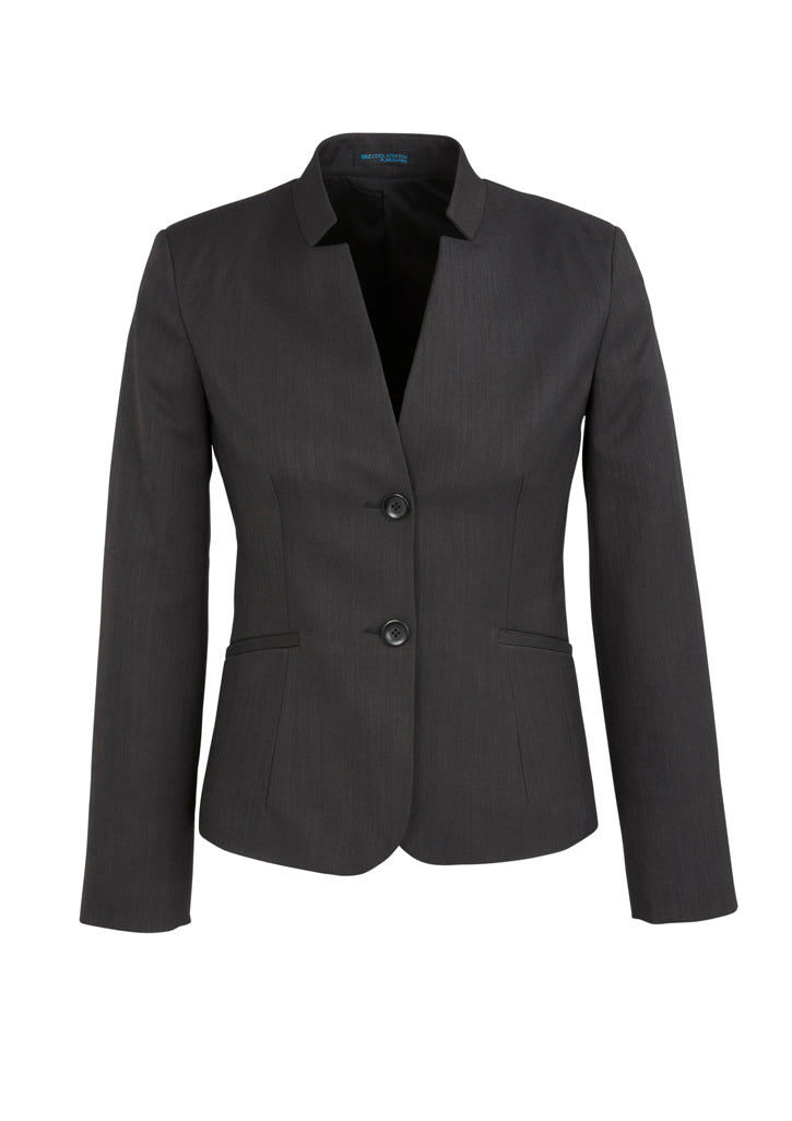Women's Cool Stretch Short Jacket With Reverse Lapel