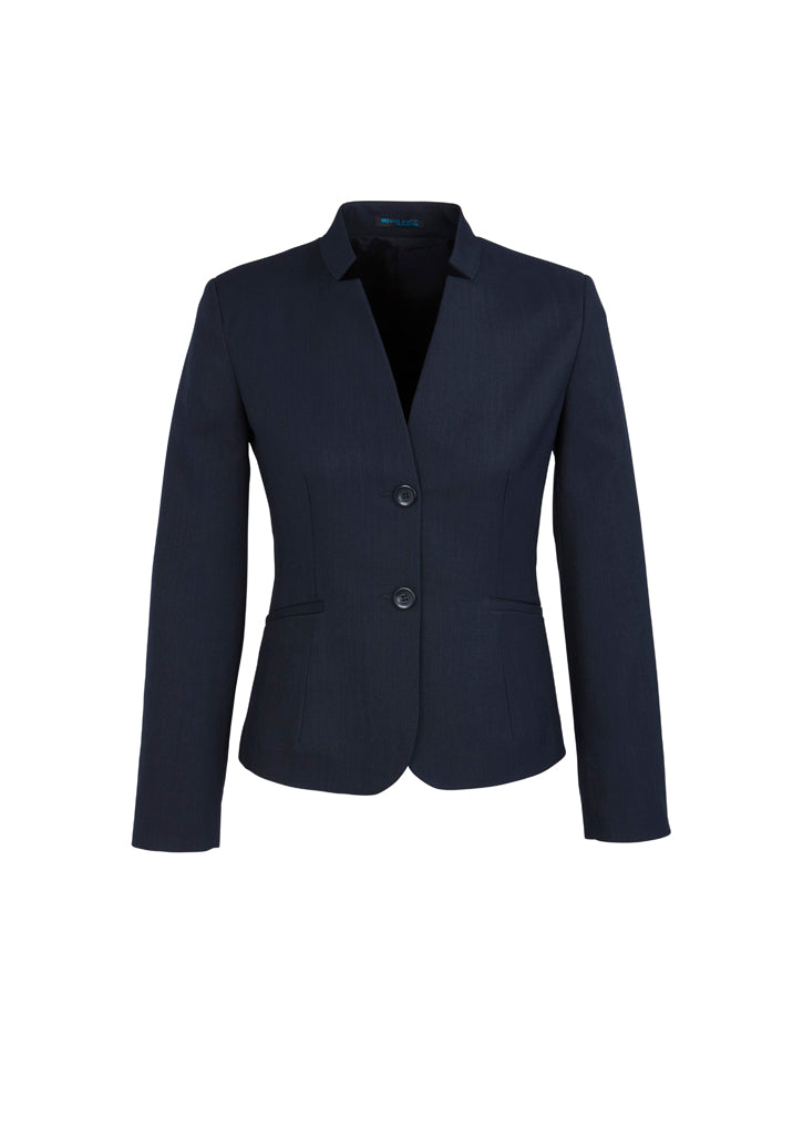 Women's Cool Stretch Short Jacket With Reverse Lapel