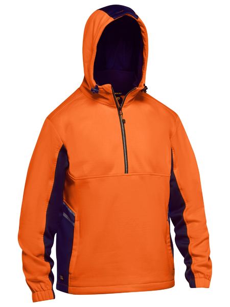 Hi Vis Liquid Repellent Fleece Hoodie BK6571