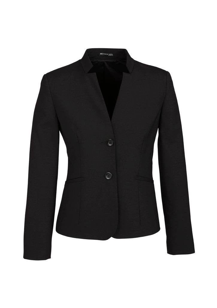 Women's Short Jacket With Reverse Lapel