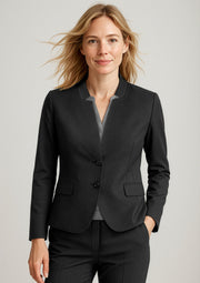 Women's Short Jacket With Reverse Lapel 64013
