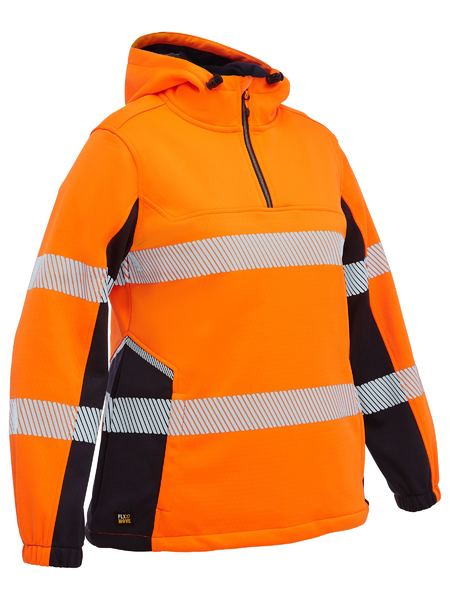 Women's Flx & Move™ Hi Vis Taped Liquid Repellent Fleece Hoodie BKL6571T