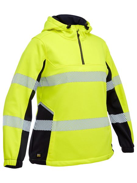 Women's Flx & Move™ Hi Vis Taped Liquid Repellent Fleece Hoodie BKL6571T