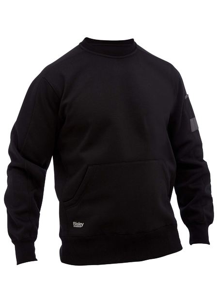 Work Fleece Crew Neck Jumper BK6723