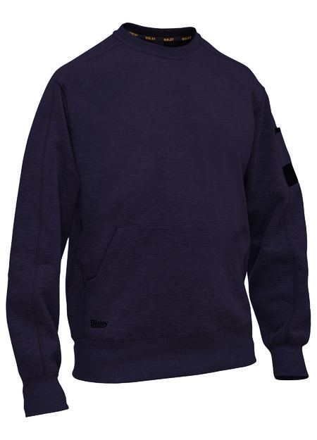 Work Fleece Crew Neck Jumper BK6723