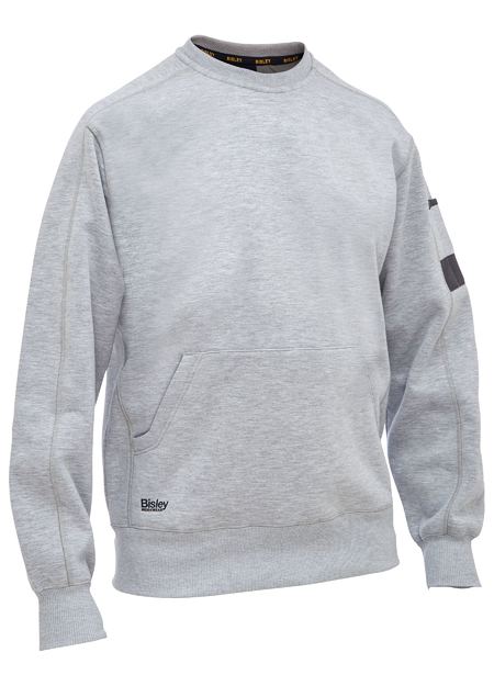 Work Fleece Crew Neck Jumper BK6723