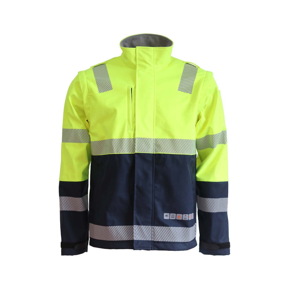 Soft Shell Jacket 2 In 1 FR/ARC Rated PPE 3 Orange SSJFR007