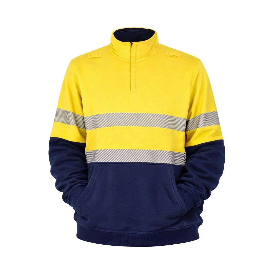 Jumper Hivis Tuffa ARC FR Rated PPE2 340gsm c/w Segmented tape FR WINDCHFR0001