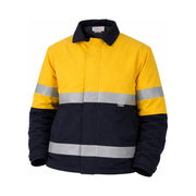 Jacket Hivis Tuffa ARC FR PPE2 237gsm c/w Reflective Tape FR JKT0002