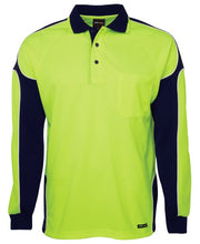 Hi Vis L/S Arm Panel Pol