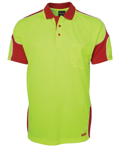 Hi Vis S/S Arm Panel Polo