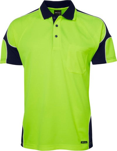Hi Vis S/S Arm Panel Polo