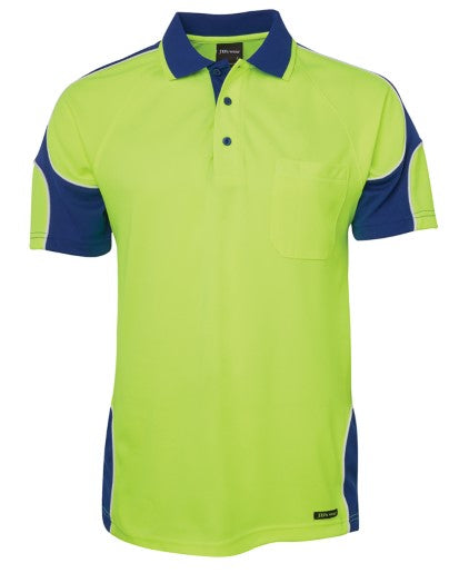 Hi Vis S/S Arm Panel Polo