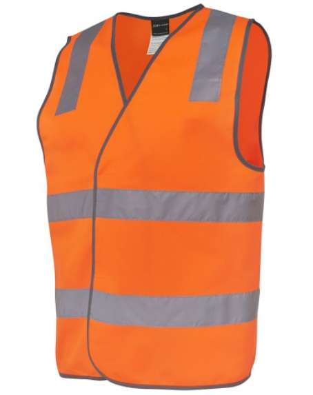 Hi Vis (D+N) Zip Safety Vest 6DNSZ