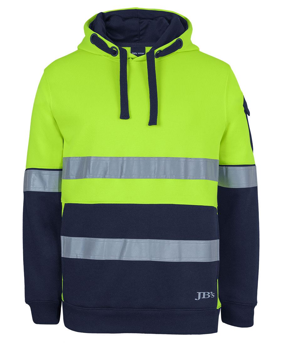 JB's 350g Hi Vis D+N Tradie Hoodie