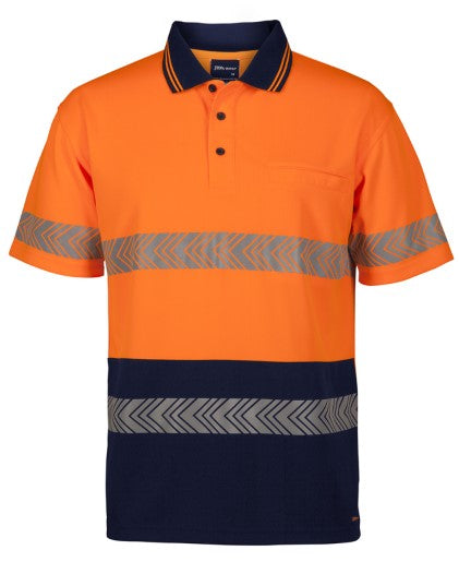 Hi Vis S/S Segmented Tape Polo