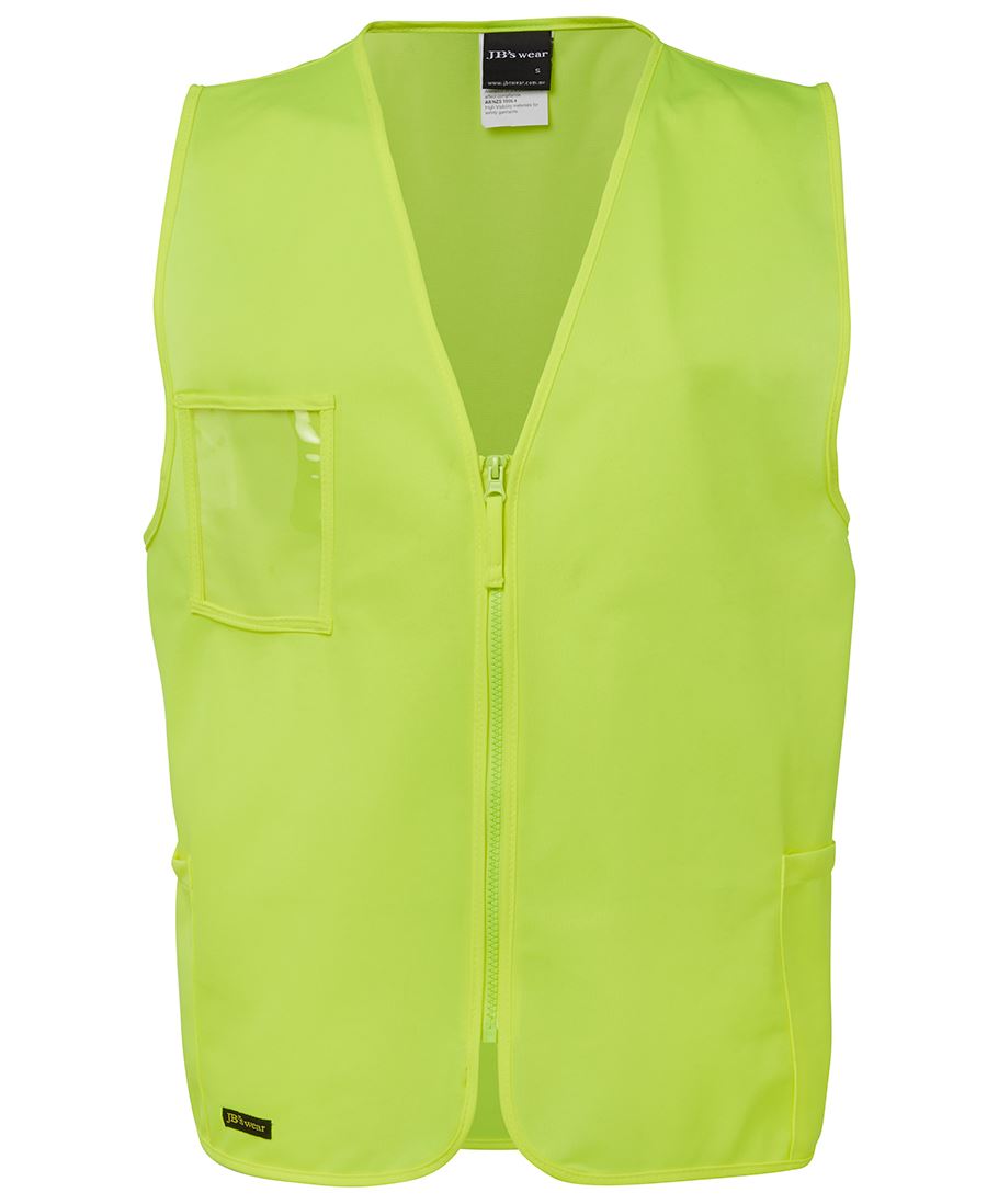 Jb's Hi Vis Zip Safety Vest