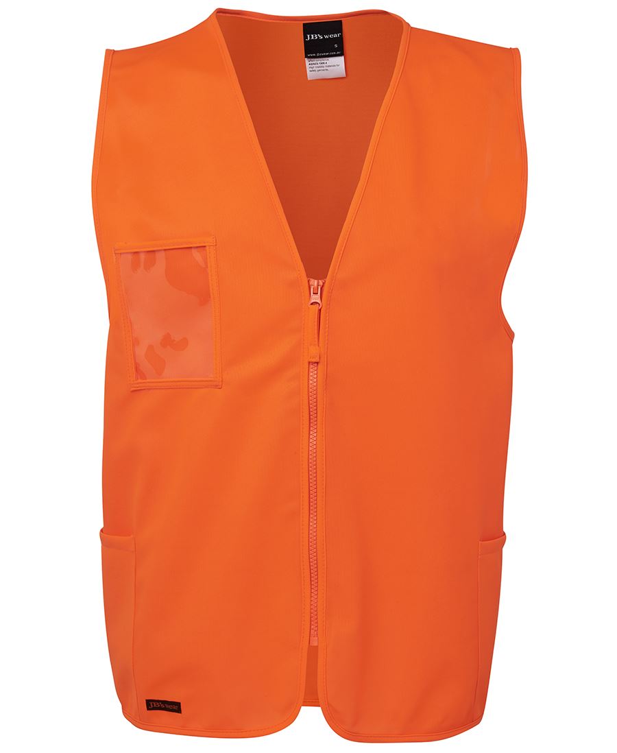 Jb's Hi Vis Zip Safety Vest
