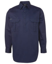 Jb's Close Front L/S 190g Work Shirt