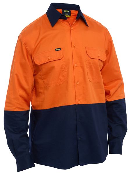 Hi Vis Cool Lightweight Drill Shirt BS6695