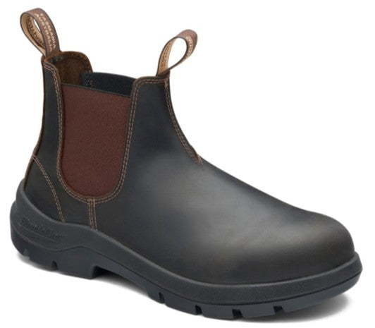 Worklife Series Leather Elastic Side V Cut Boot Stout 705